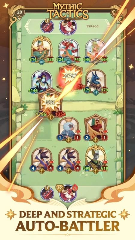 กลยุทธ์จัดทีม Mythic Tactics